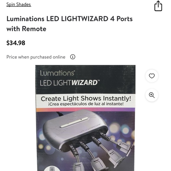 🆕, never opened Lumination Light Show Wizard 🎄 - Picture 4 of 4